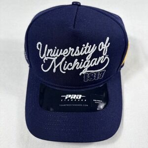 Pro Standard University  Michigan Wolverines 1817 Script Pro Pinch Snapback Hat